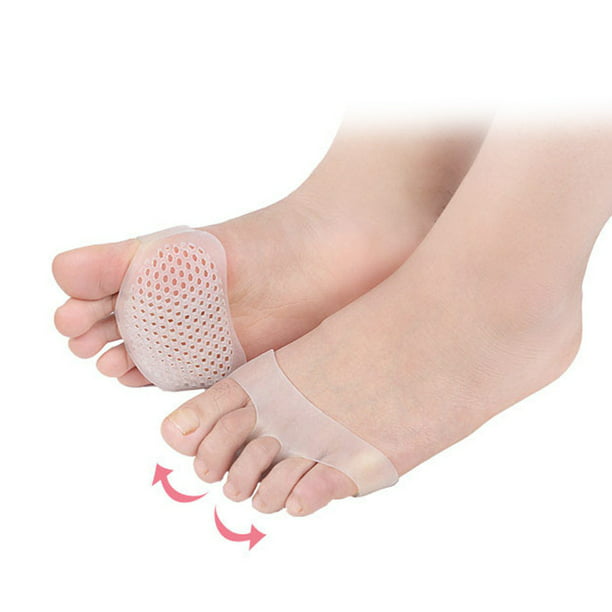 Forefoot Gel Silicone Pad Insole High Heel Elastic Cushion Comfy Foot Care 1Pair